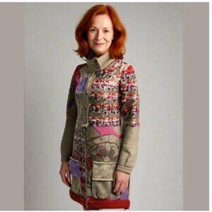 Kooi Knitwear Knit Jacket Wool colorful